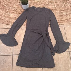 NWT KNIT LONG SLEEVE MINI DRESS